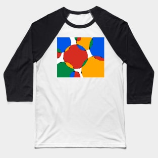 Vibrant Ellipses Baseball T-Shirt